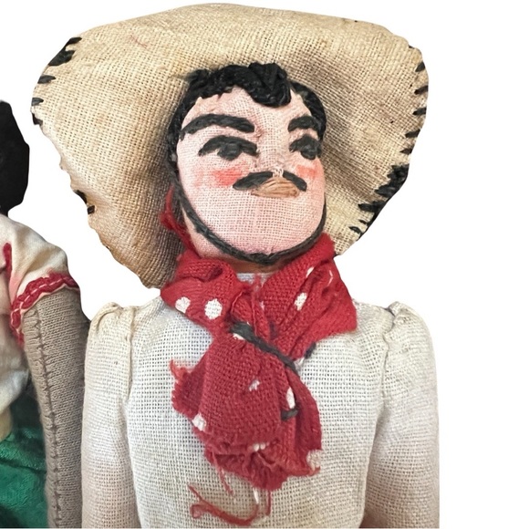 Handmade Mexican Peasant Handmade Dolls - Picture 5 of 6
